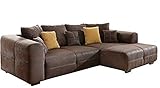 Cavadore Ecksofa Mavericco / Polster Eck-Couch mit Kissen in...