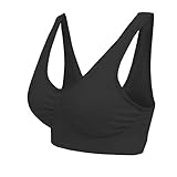 Boolavard ® Sport-BH Sport und Wohlfühl BH Bra nahtlos in Farbe Weiß und...