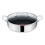 Tefal Jamie Oliver Servierpfanne mit Deckel 25cm Induktion, Bratpfanne...
