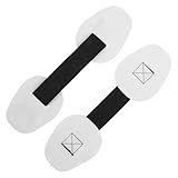 TOGEVAL 2 Stück PVC Tragegriff Ersatz Weiß für Kajak Paddelgriff...