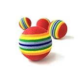 TOBBOMEY 12 Stück Teiliges Bunter Interaktiver Hundespielball aus...