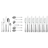 WMF Jette Besteck Set 12 Personen, 66 teilig, 60 Teile mit Servierbesteck &...