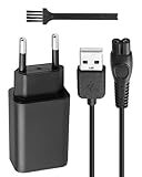 5V Ladegerät Ladekabel kompatibel mit Philips OneBlade 360 Pro QP2824...