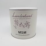 Lunderland MSM Pulver | 400 g | Ergänzungsfuttermittel für Hunde & Katzen...