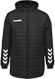 hummel Herren Parka Promo Bænk Jacket, Schwarz, XXL EU