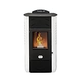 STUFE A PELLET ITALIA Siberia Idro 15 KW WiFi | Hydro-Pelletöfen für...