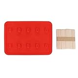 Eisform, Eis am Stiel-Maker, 10 Zellen, Kieselgel, gefrorene Eisform mit 50...