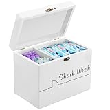 SUPPUIMNT Holz Aufbewahrungsbox Hygieneartikel, Tamponhalter für...