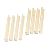 ORFOFE 8 Stück Teiliges Holz Domino Tablett Set Stabile Holz Domino Halter...