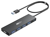 acer USB 3.0 Hub mit USB-C-Stromversorgung, Ultra Slim Typ-A Verteiler 4...
