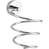 tesa SMOOZ Föhnhalter verchromt, spiralförmig - Haartrockner-Halter zur...