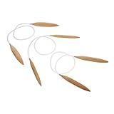 Veemoon 3 Stück Teiliges Holz Stricknadeln Langlebig Tragbar für DIY...