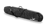 Black Crevice Snowboardbag (mit Schuhfach), schwarz/Silber, 170 x 26 x 8...
