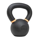 Strength Shop Kettlebell Gusseisen mit genormtem Griff, 1x 10 KG, Extrem...