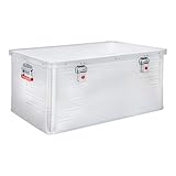 STIER Alubox, Aluminiumbox 135L, Staub- und spritzwasserresistent mit...