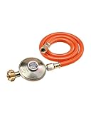 CFH Gasdruckregler Propan Gasflasche mit 80 cm Gasschlauch DRS 452 -...