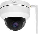 PTZ WiFi IP Kamera 5MP HD Dome Überwachungskameras 5X Optische Zoom...