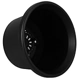 SHINEOFI Kunststoff Pflanztopf Schwarz Großformat mit Abflussloch für...