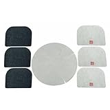 ensipart Filterset für Fritteuse kompatibel mit DeLonghi 5525101500 Set...