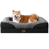EHEYCIGA Orthopädisches Hundebett Mittelgroße Hunde, 91x68x17.5cm, Memory...