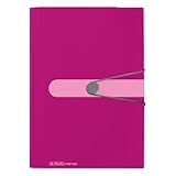 herlitz easy orga to go Fächermappe mit 12 dehnbaren Fächern, beere