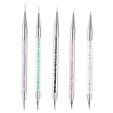 Nagel pinsel 5 Stück Nagel Art Fineliner Pinsel,Nagel Pinsel Set Pinsel...