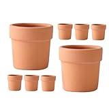 ROMISBABA 8Stücke Mini Blumentöpfe Kleine Pflanzgefäße für Sukkulenten...