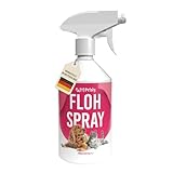 Petsly® Flohmittel Katzen, Hunde & Textilien -500ml- Nicht färbend -...