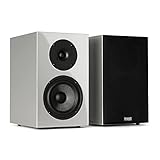mohr 1 Paar Kompaktlautsprecher Shine 3 Silber HiFi Regallautsprecher in...