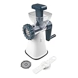 Fackelmann #easyprepare Fleischwolf mit Gebäckvorsatz – Drehwolf für...