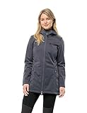 Jack Wolfskin Damen WINDHAIN Coat W Softshellmantel, Dolphin, L