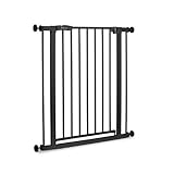 hauck Open N Stop 2, Schwarz – Schutzgitter Treppe und Tür 75–80 cm...