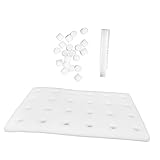 FUNOMOCYA Hydroponisches Anzuchtset Schwammplatten mit Löchern...