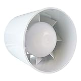 DOSPEL SYSTEM EURO 1 Axial-Rohrventilator für geräuschlose Belüftung, fi...