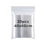 Druckverschlussbeutel zip beutel 20 Stück 40x60cm Verschließbare...