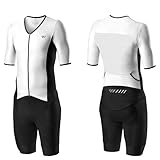 Lo.gas Herren Pro Trisuit Kurzarm Triathlonanzug für Ironman-Rennen und...