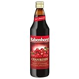 Rabenhorst 100 % Bio Muttersaft, Cranberry 0,7 l