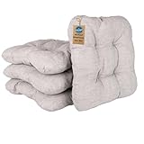 HLKauf 4 | 6 | 8er Set Sitzkissen 36x36x6 cm | weiche Kissen | Für Garten,...