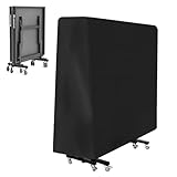 Huucozn Tischtennisplatte abdeckung outdoor 165×70×185cm Oxford Polyester...