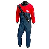Dry Fashion Unisex Trockenanzug Sailing Standard Nylon, Farbe:Navy/rot,...
