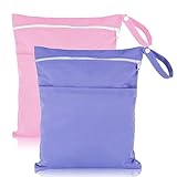 Kaisibum 2 Stück Wetbag Kindergarten Groß,Wickeltasche wasserdichte...