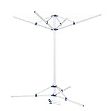 cartrend Caravan Wäschespinne Alu mit Stativ, ultraleicht mit sicherem...