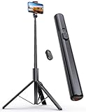ANXRE 180cm Handy Stativ Selfie Stick, All-in-1 Handystativhalter Kamera...