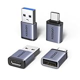 UGREEN USB C Adapter 10Gbps 4 Stück, USB auf Typ C 3.2 Adapter (2 Pack) &...