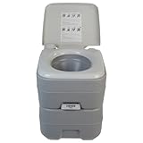 BB Sport Camping Toilette 20 L Angenehme Sitzhöhe Tragbare Reise Toilette...