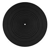 NQEUEPN 30cm Plattenteller Matte, Silikon Slipmat Plattenspieler...