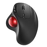 Nulea M501 Kabellose Trackball Maus, Wiederaufladbare Ergonomische Maus,...