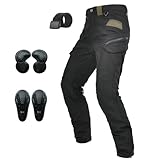 GEBIN Motorradhose Herren mit Protektoren, Motorrad Jeans Herren,...