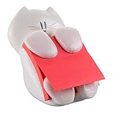 Post-it Dispenser Z-Notes CAT, Dispenser mit 1 Block Super Sticky Z-Notes,...