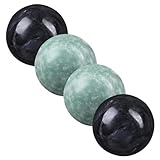 4 Stücke Baoding Kugeln Aus Marmor – Chinesische Klangkugeln Für Qigong...